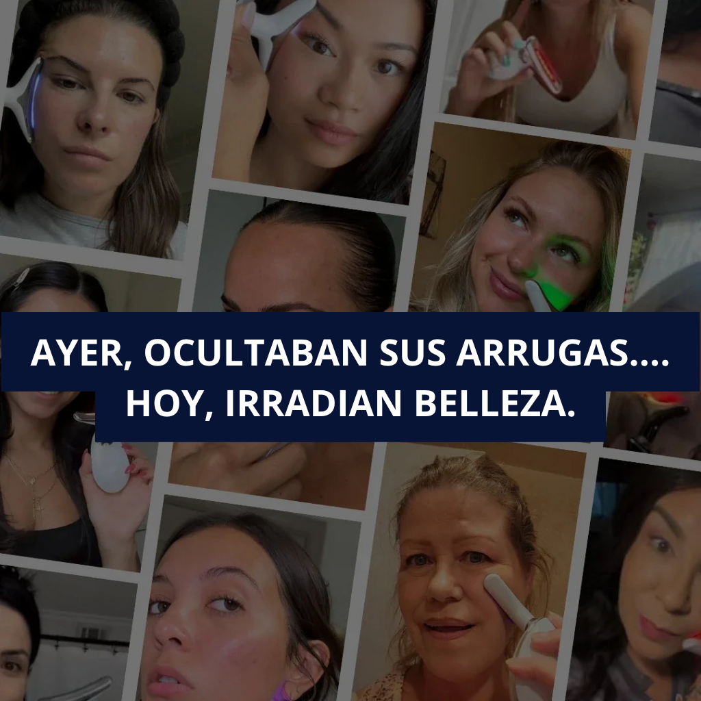 DermaWave™ Antiarrugas 7-en-1 - Resultados clínicos en casa.