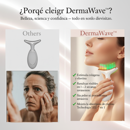 DermaWave™ Antiarrugas 7-en-1 - Resultados clínicos en casa.
