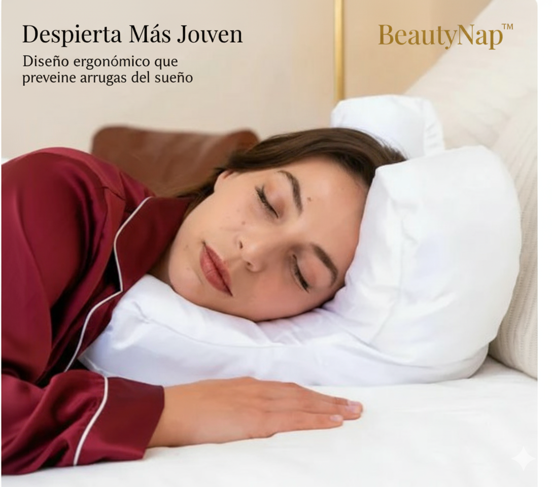 BeautyNap™ Almohada Antiedad - Sueño reparador, piel renovada.